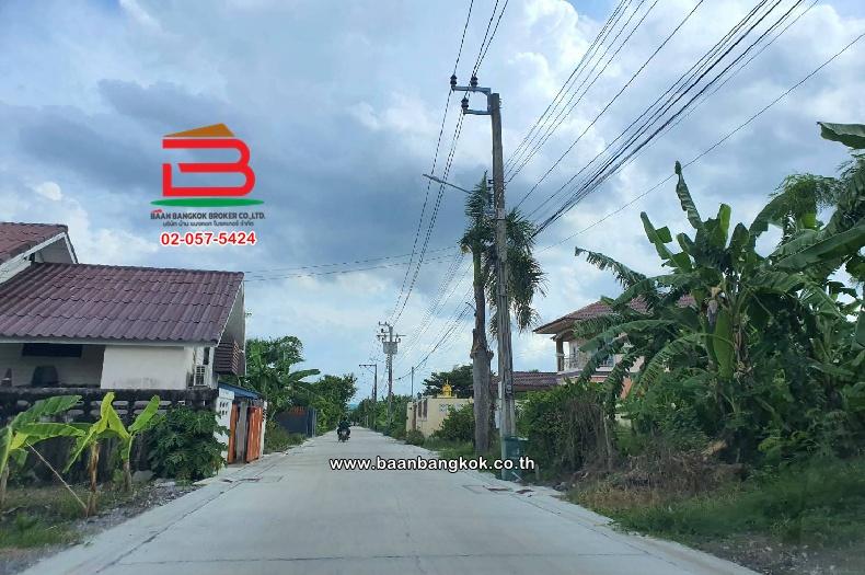 ที่ดินเปล่า พุทธมณฑลสาย 4 เนื้อที่ 88 ตร.ว (ระหว่างทางเชื่อมพุทธมณฑลสาย 4 กับคลองทวีวัฒนา) ตำบลบางพรม อำเภอตลิ่งชัน กรุงเทพมหานคร