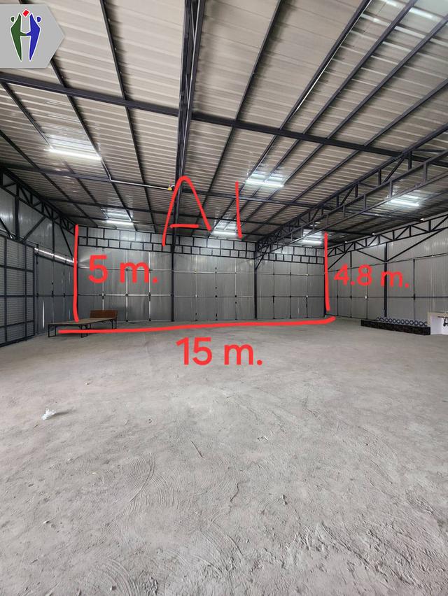 ให้เช่า โกดัง ขายของ ออฟฟิศ หรือ เปิดร้านได้ ถนนเลียบทางรถไฟ นาเกลือ - โกดังให้เช่า หน้ากว้าง 15 เมตร สูง 5 เมตร  พื้นที่ : 220 ตรม.  - 1 ชั้น สามารถท 7