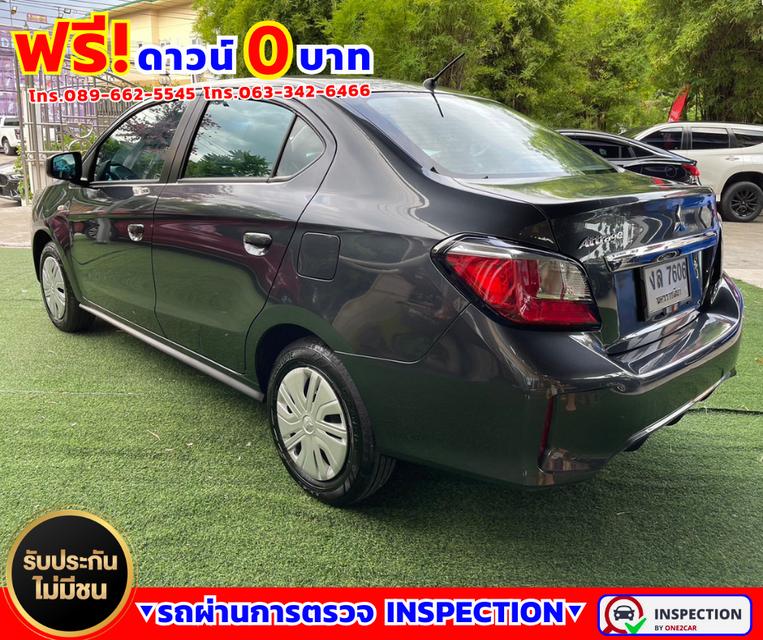 🌟ปี2024 Mitsubishi Attrage 1.2 Active 🌟ไมล์แท้ 5,xxx กม. มีรับประกันศูนย์ ถึง2028 5