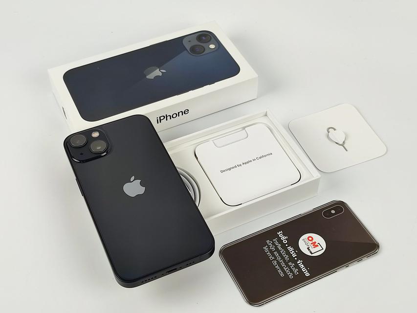 ขาย/แลก iPhone 13 128 สี Midnight ศูนย์ไทย ประกันApple Care+ สุขภาพแบต100% สภาพสวยมาก แท้ ครบกล่อง เพียง 26,900 บาท  1