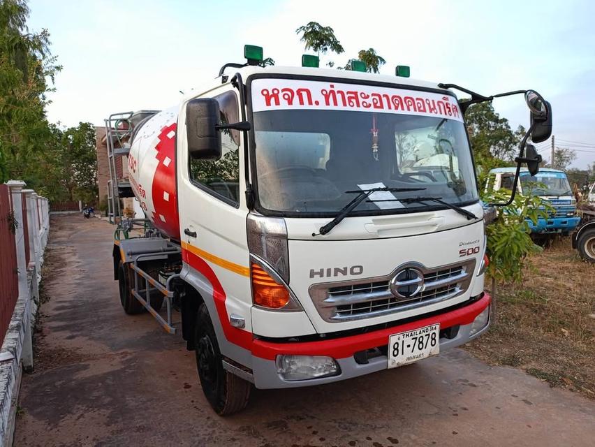 รถโม่ผสมปูน HINO Mega 