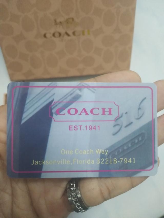 กระเป๋าสตางค์ COACH ของแท้100% 7