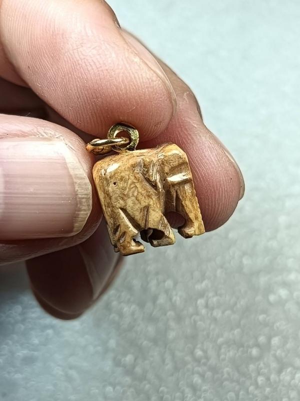 ช้างกระดูกแกะ หลวงพ่อพยุง วัดบัลลังก์ อ.หนองหญ้าไซ จ.สุพรรณบุรี ครับ 2