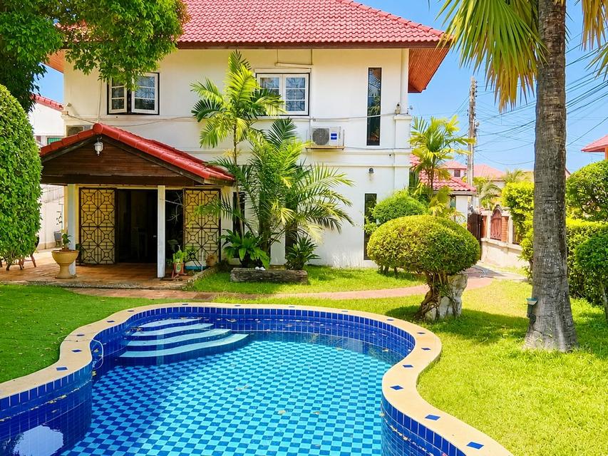 พูลวิลล่าส่วนตัวให้เช่า / ขาย | Park Village Pattaya ✨ เช่า 50,000 บาท/เดือน | ขาย 14,000,000 บาท — บ้านเดี่ยวพร้อมสระว่ายน้ำส่วนตัว 3 ห้องนอน 3 10