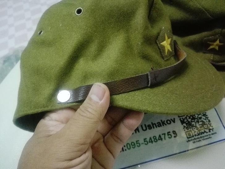 หมวกทหาร ญี่ปุ่น // หมวกแก็บผ้า (ผ้าวูลหนา)  ของใหม่  4