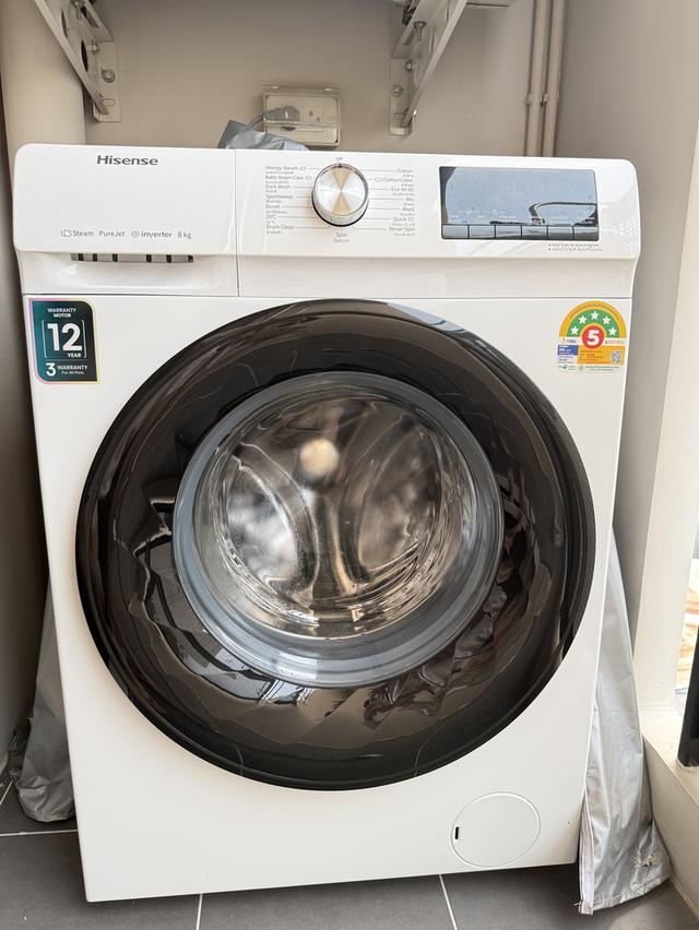 เครื่องซักผ้า Hisense มือสอง 8กิโล