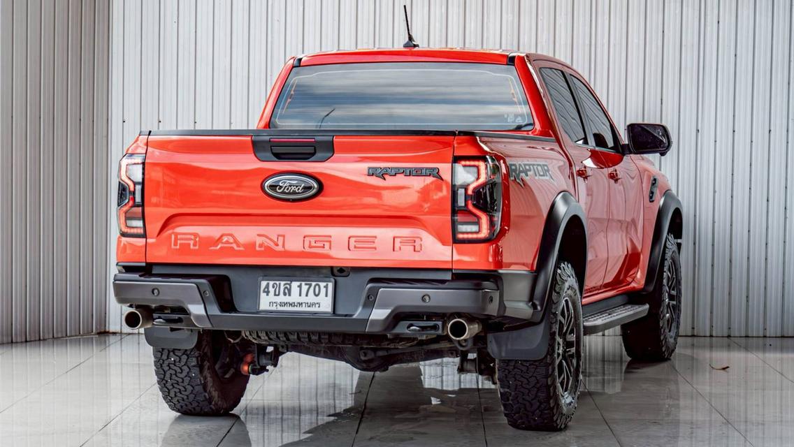 FORD RANGER 3.0 RAPTOR ECO BOOST 4WD ปี 2023 สีส้ม  โฉม DOUBLE CAB รูปที่ 4