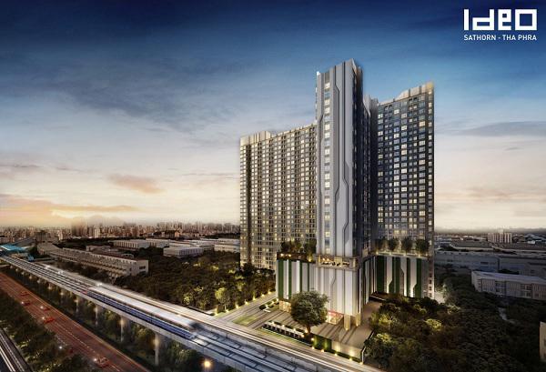 ขายหรือให้เช่าคอนโด ไอดีโอ สาทร–ท่าพระ ชั้น 12 ห้องมุม ใกล้รถไฟฟ้า BTS โพธิ์นิมิตร 1