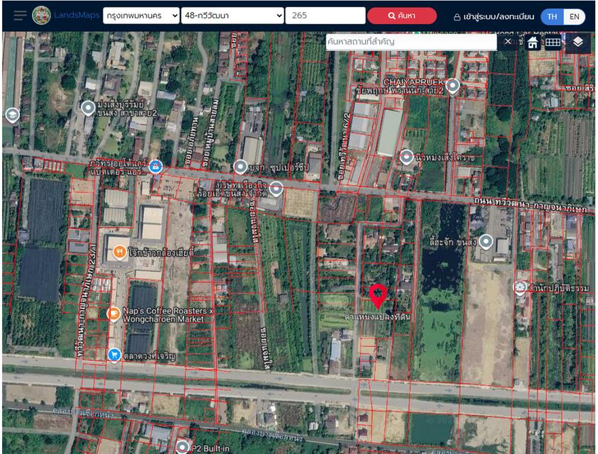 ที่ดินแปลงสวย 637 ตร.ว. ทวีวัฒนา (เข้าออกได้ 2 ทาง) ใกล้ตลาดวงษ์เจริญ 2