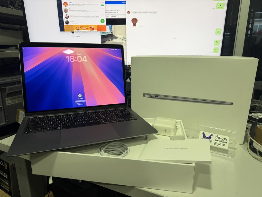 MacBook Air M1 (2020) สี (Space Grey) เน้นใช้ทำงาน ความจุ Ram8 Ssd 256GB ราคาจบๆ 11,590.- เครื่องสุดท้ายมาไวไปไว รูปที่ 9