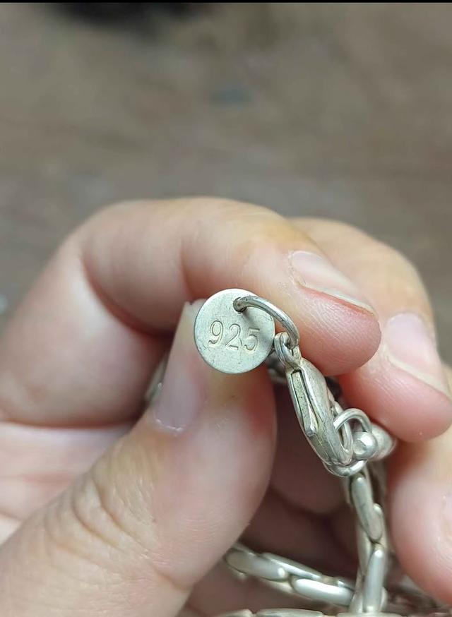 สร้อยคอเงินจีนโบราณ ป้าย 925 รูปที่ 3