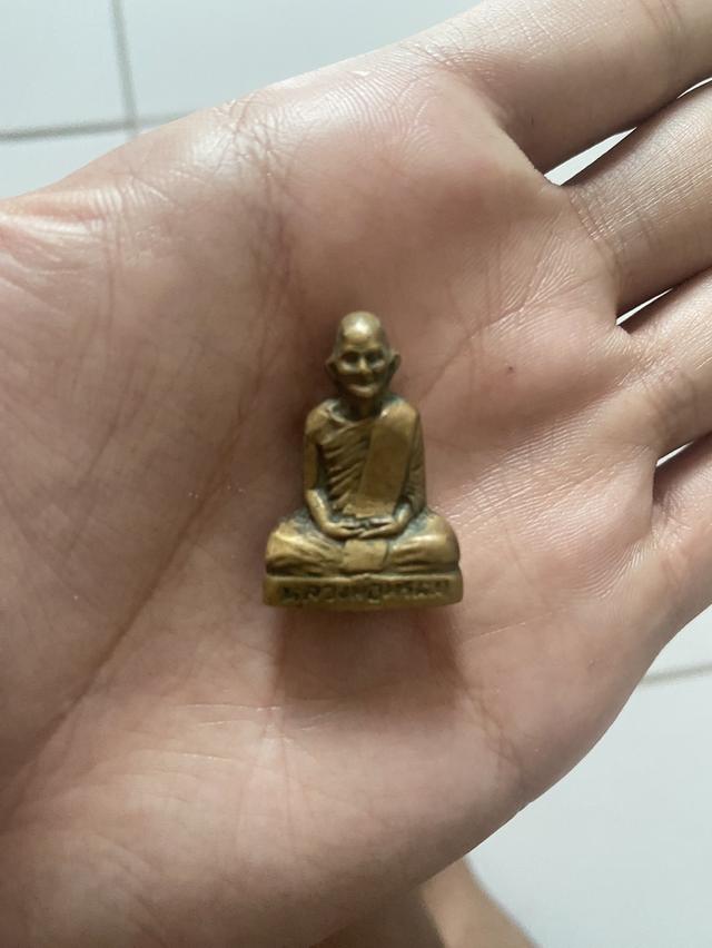 รูปหล่อก้นระฆัง หลวงพ่อพรหม วัดช่องเเค ปี2512