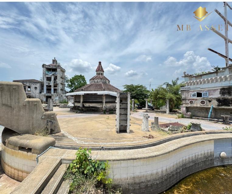 ขายที่ดินถมแล้ว พร้อมสิ่งปลูกสร้าง 6-1-60.7 ไร่ หมู่บ้านมหาชัยเมืองใหม่ ติดถนนพระราม2 จ.สมุทรสาคร