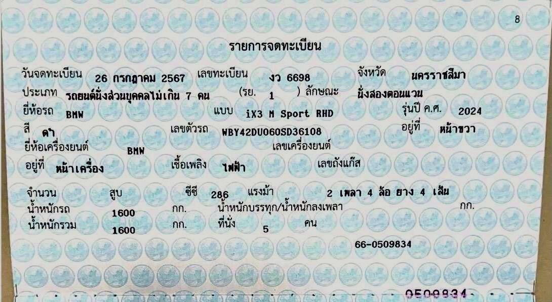 BMW IX3 M Sport LCI ปี 2024 2