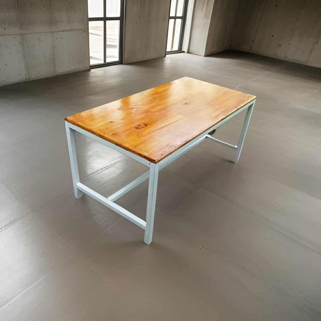 IDgotza1904โต๊ะไม้จริงมือ1 รับทำตามแบบขนาด80×40×40cm 3