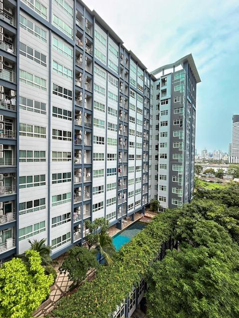 ขายห้องสตูดิโอ ขนาด 31.9 ตรม. ชั้น8 คอนโดPG พระราม9 อาคารB เป็นห้องมุม ฮวงจุ้ยดี วิวพาโนรามา วิวสระ+วิวสวน+วิวเมือง(เซ็นทรัล พระราม9) 5