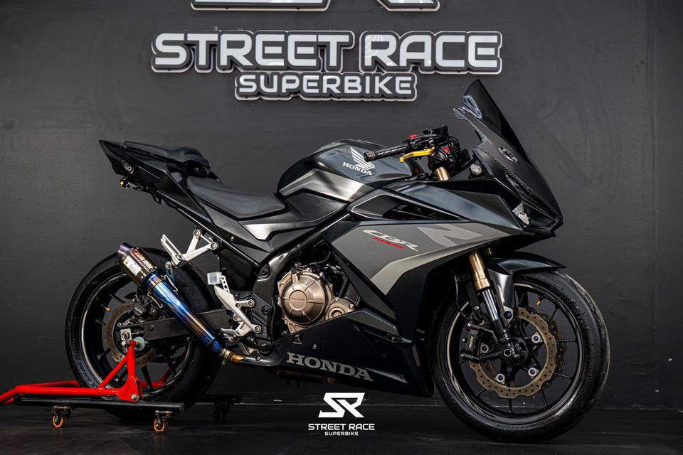 HONDA CBR500R 2022 สีดำ หน้าคาร์บอน