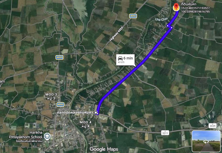 ขายที่ดินสวย 2-2-20 ไร่ ติดแม่น้ำท่าจีน หน้าติดถนนลาดยาง อ.หันคา จ.ชัยนาท 7