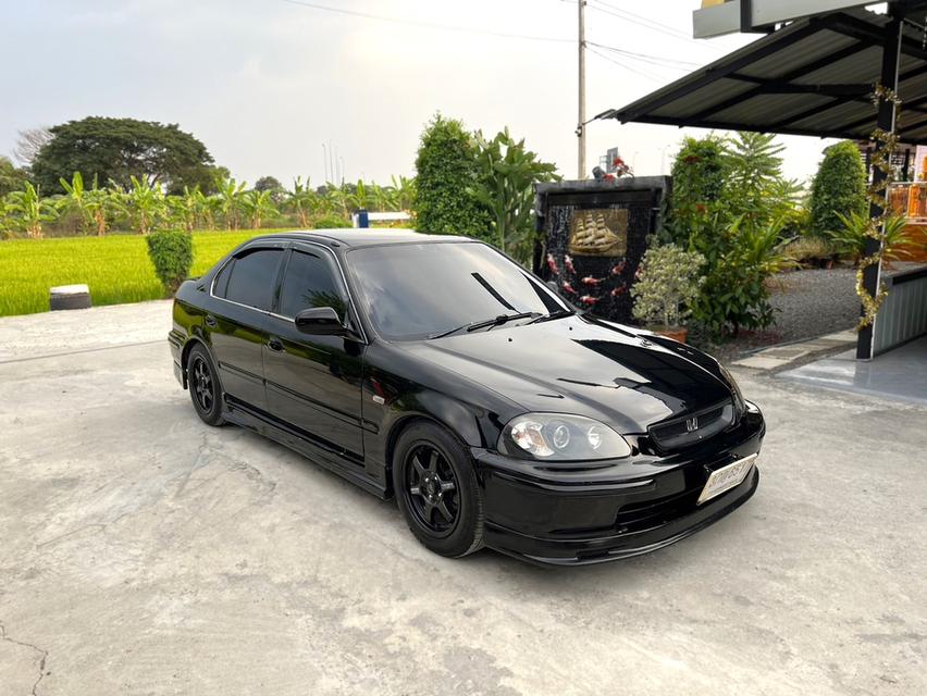 หล่อจัดๆ Civic EK  เกียร์ออโต้ ดำล้วนรถชาวแกงค์