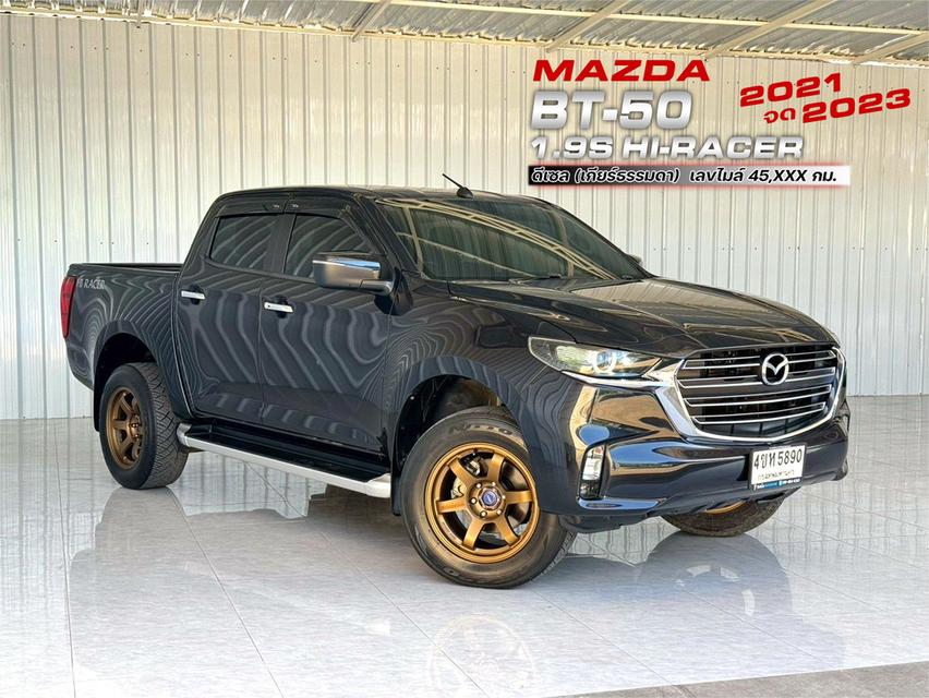 รถมือเดียว อย่างหล่อ Mazda BT-50 1.9S Hi-racer 4ประตู ยกสูง เกียร์ธรรมดา