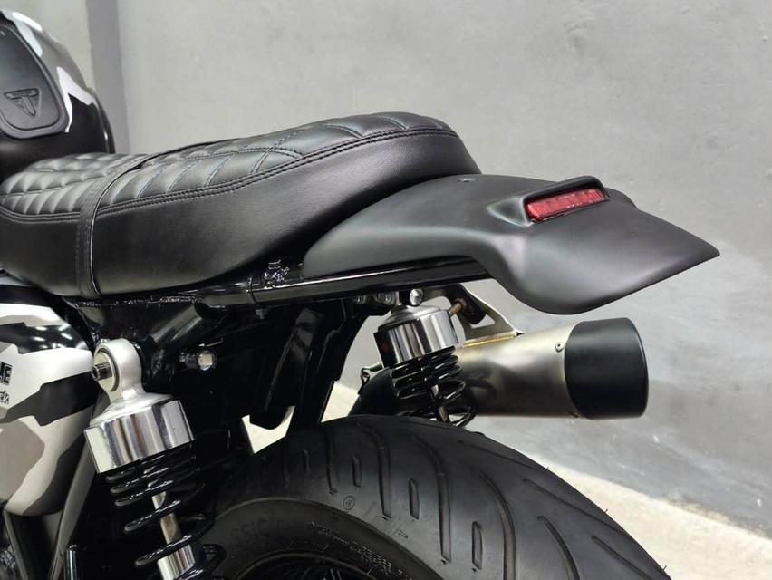 TRIUMPH BONNEVILLE T100 BLACK ปี 2017 ABS🇬🇧 แต่ง TRACKER หล่อๆ จบ ๆ พร้อมขี่ รูปที่ 18