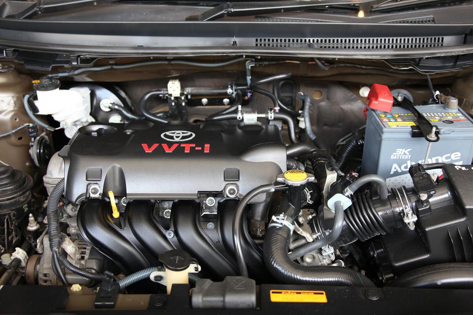 TOYOTA NEW Vios 1.5 E AIRBAG ABS AUTO ปี 2014 ชุดแต่งแท้รอบคัน สีน้ำตาล รถมือเดียวออกห้าง 🚗 6