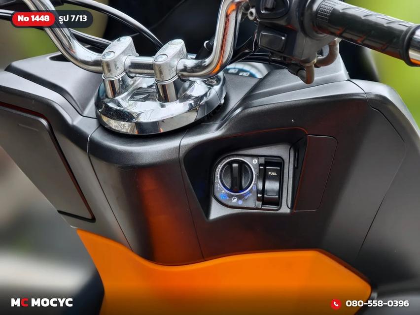 Honda PCX 150i 2017 ดำส้มเตาแกส รถบ้านแท้มือเดียวไม่ใช่รถประมูล เอกสารครบ No.1448 รูปที่ 8