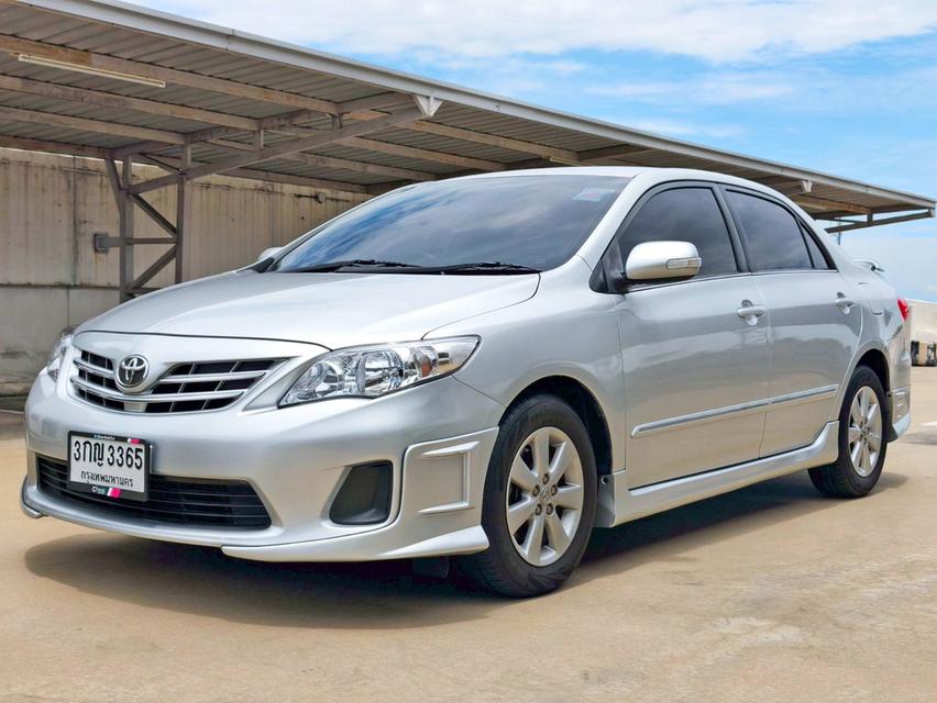 รหัสรถ CAT3365 2013 TOYOTA ALTIS 1.6E ออโต้ สีเทาสวย 2ระบบ เบนซิน+CNG โรงงาน