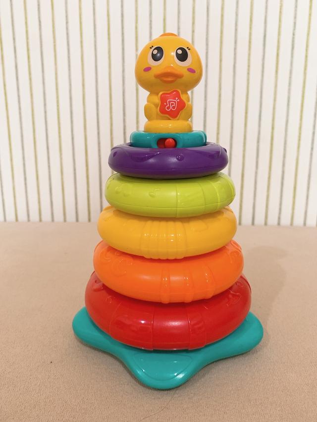 ห่วงเรียงซ้อนเป็ดน้อย Huile Stacking Rainbow Duck