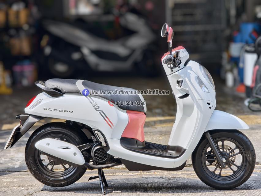 Scoopy i 2022 Club12 วิ่ง10000โล  รถบ้านเครื่องท่อเดิมสีสวย เล่มเขียวชุดโอนครบ  No1335 รูปที่ 5