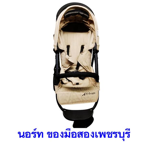 รถเข็นเด็ก 3 ล้อ Air Buggy Co Co สีครีม มือสอง