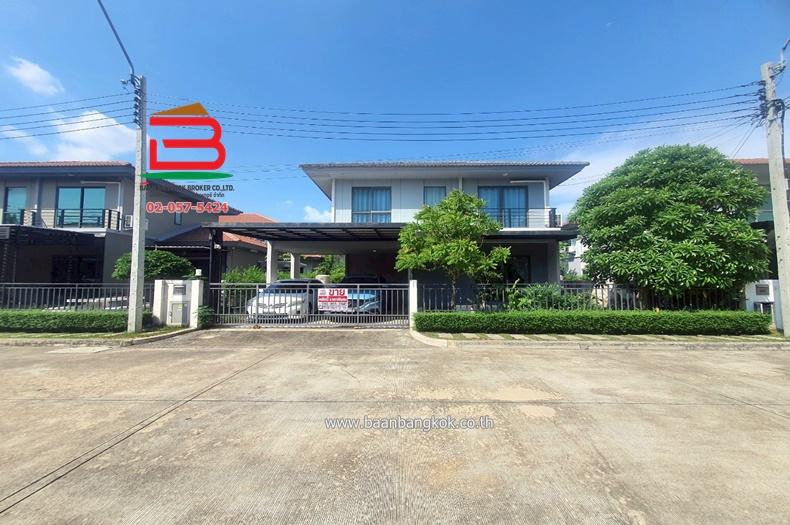 บ้านเดี่ยว โครงการ เพฟ รามอินทรา-วงแหวน (ซอยกาญจนาภิเษก 4) เนื้อที่ 50.6 ตรว. ใกล้วัดพระยาสุเรนทร์ , แฟชั่นไอส์แลนด์ ถนนรามอินทรา แขวงออเงิน เขตสายไหม 1