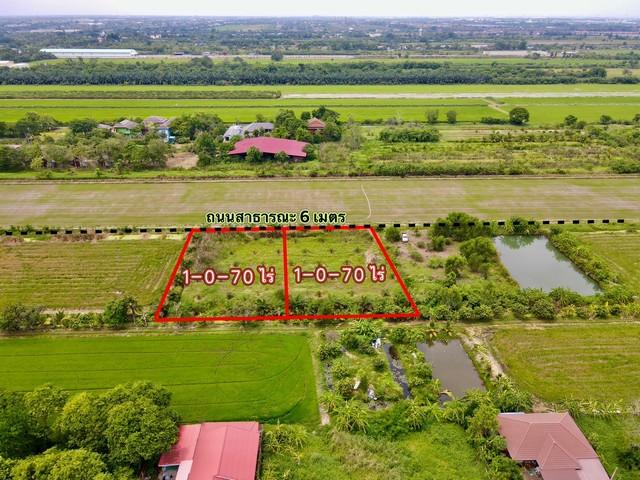 ขายที่ดินหนองเสือ 1 ไร่ คลอง8 หลังอบต.บึงบอน ใกล้ถนนเส้น3221-500เมตร บึงบอน ปทุมธานี