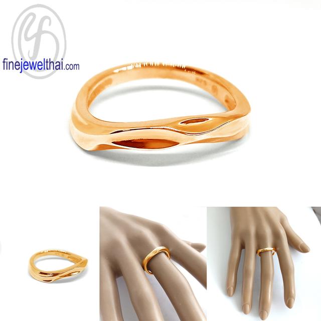 Finejewelthai แหวนเกลี้ยง แหวนเงินแท้ ดีไซน์เรียบหรู เหมาะสำหรับคู่รัก R128100 5