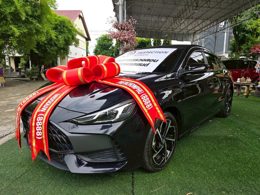 MG 5 เครื่อง1.5 cc. รุ่นX เกียร์ AUTO ปี 2025 #รถไมล์แท้100%คะวิ่งน้อยมากๆๆคะ วิ่งมาแค่37,xxxกิโลคะ มีวารันตรีศูนย์2026