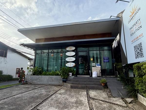 ให้เช่าอาคารสำนักงานพร้อมที่ดิน เชิงทะเล ภูเก็ต 38.4 ตร.ว. ทำเลติดถนนใหญ่ โทร 095-268-6161 2