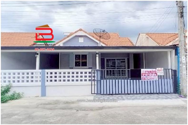  บ้านเดี่ยว 1 ชั้น หมู่บ้าน นันทวัน 10 เนื้อที่ 34.9 ตรว. (ซอยเลียบวารี 37) ถนนสุวินทวงศ์-หนองจอก แขวงโคกแฝด เขตหนองจอก กรุงเทพฯ 1