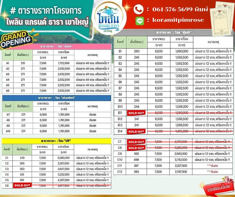 บรรยากาศเขาใหญ่ ปากช่อง #ติดลำธาร  เพียง 7,500/ตรว. ผ่อน12งวด #ฟรีดอกเบี้ย 2