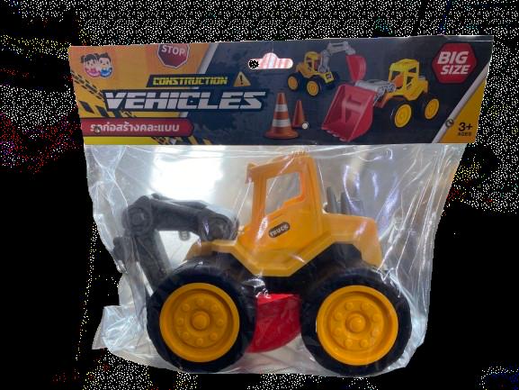 CONSTRUCKION VEHICLES โมเดลรถก่อสร้าง รถตักดิน รถเกรดดิน รถบรรทุก ตักดินและทรายได้จริง งานสวยคุณภาพดี 3