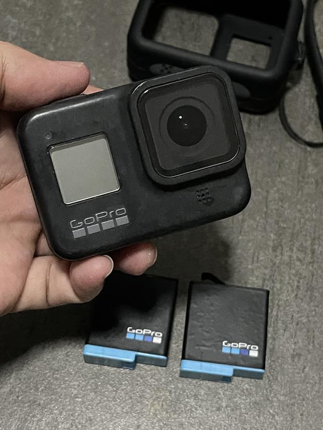 Gopro 8 สภาพตามการใช้งาน ของแถมเพียบ