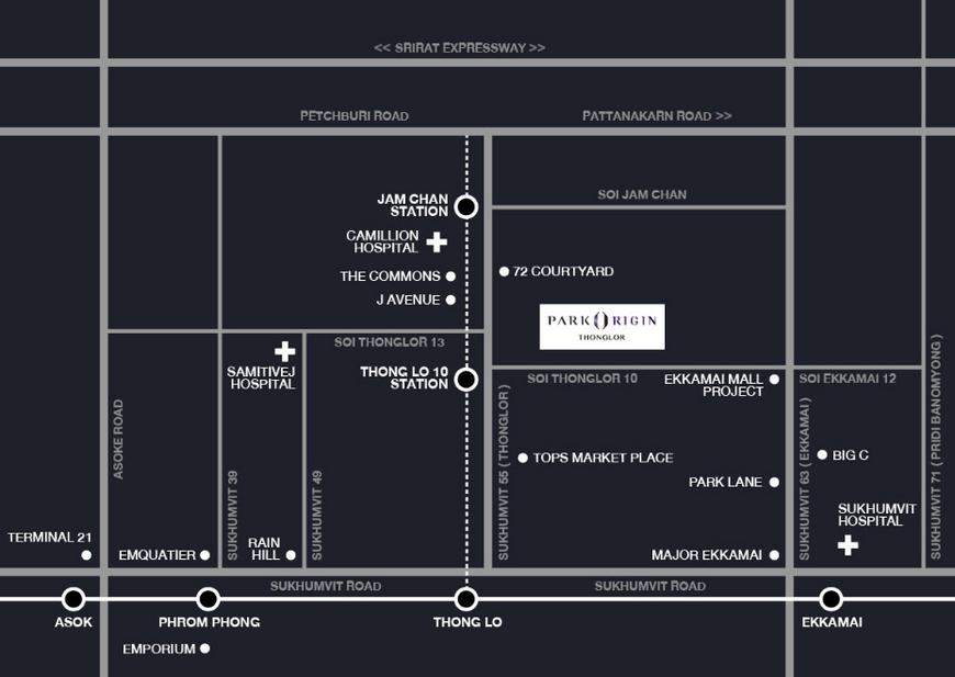 ให้เช่า หรือ ขาย Condo Park Origin Thonglor ใกล้ BTS ทองหล่อ Duplex 2 ชั้น 45 ตารางเมตร 2 ห้องนอน ชั้น30 ตึก C ตกแต่งครบ 12