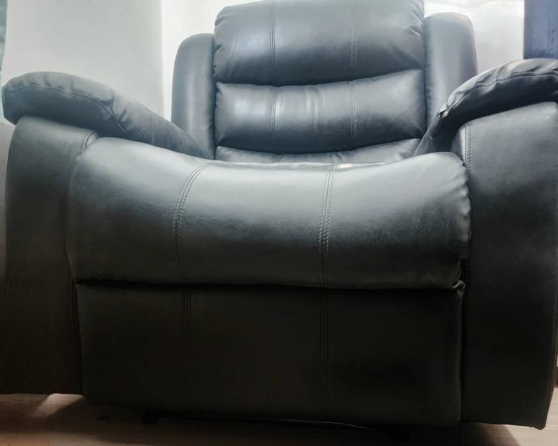 Furinbox โซฟาปรับระดับ 1 ที่นั่ง รุ่น LEMMA - สีดํา เบาะกว้าง นั่งสบาย สภาพดีมาก 5