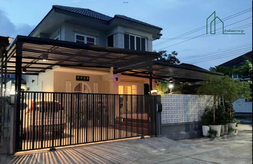 บ้านเดี่ยว หมู่บ้านการเคหะสุวินทวงศ์ มีนบุรี หลังมุม 
