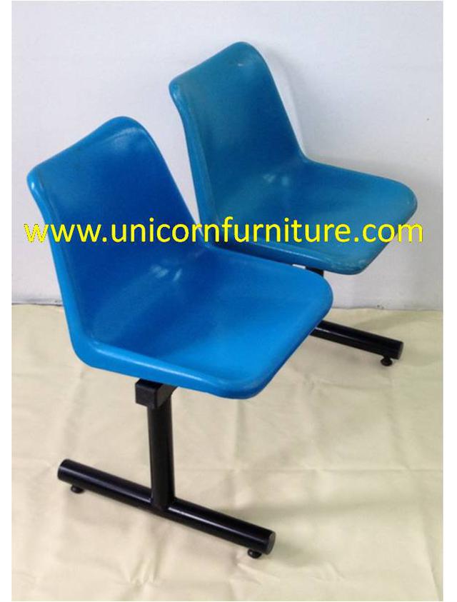 รูป UNI –C012   เก้าอี้โพลีแถวรุ่น CLF-814 แบบ 2 ที่นั่ง 1
