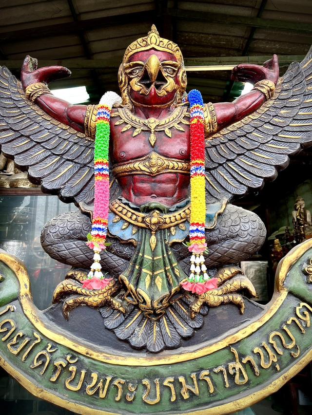 พญาครุฑสำนักงานเก่า ครุฑสำนักงาน ขนาด130ซม 8