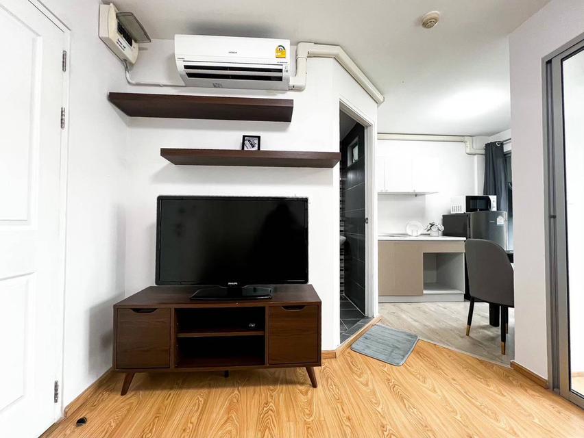 ดี คอนโด ติดรถไฟฟ้า (สายสีม่วง) สถานีไทรม้า หน้าโครงการ‼️ บิ้วอินครบ เฟอร์ครบ👍 ใกล้❤️ -สะพานพระนั่งเกล้า -ตลาดต้นสัก -ตลาดนกฮูก ไนท์พลาซ่า -เซ็นทรั 4