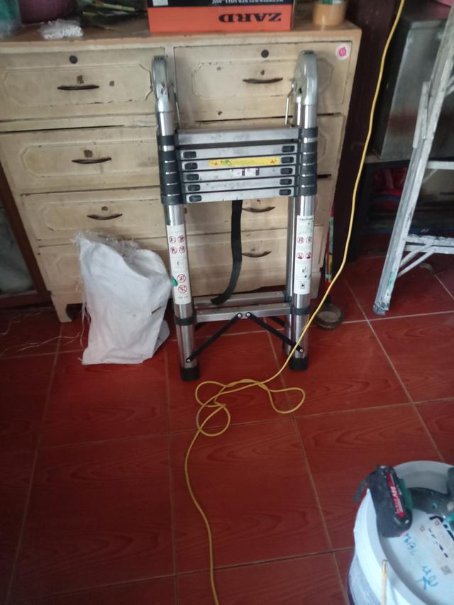 บันไดพับตั้งได้2.9เมตร ยืดได้6ม