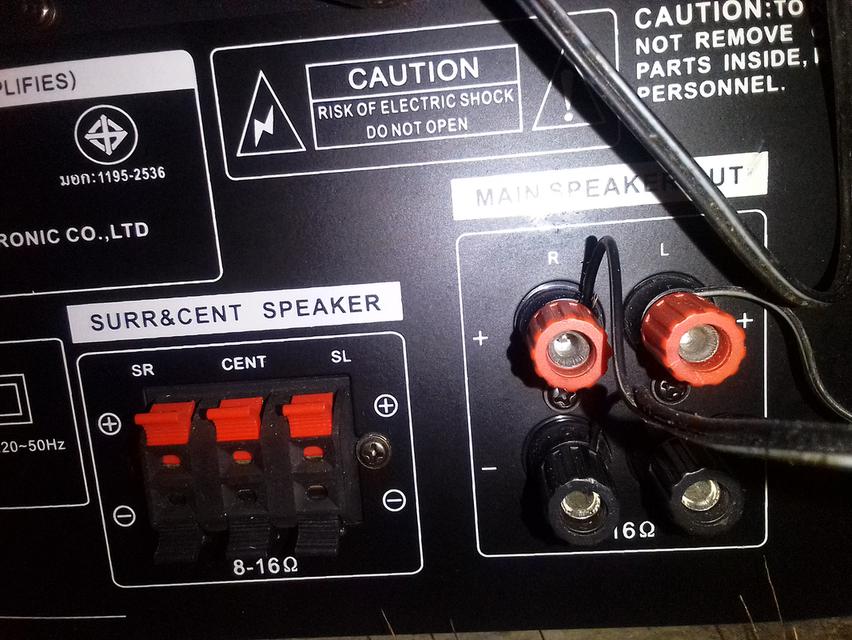 แอมป์ขยายเสียง มือ2 เหมือนใหม่ 3