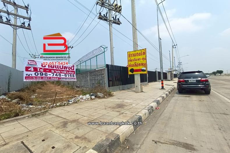 ที่ดินเปล่า เนื้อที่ 4 ไร่ ใกล้ปั้มปตท. ม.12 คูบางหลวง ถนนราชพฤกษ์ ตำบลคูบางหลวง อำเภอลาดหลุมแก้ว จังหวัดปทุมธานี 6