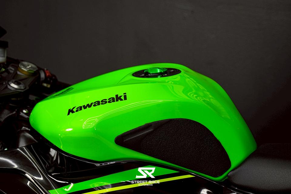 🔥kawasaki ninja zx-6r ปี 2018 จด 2020 🔥 ทรงซิ่งท่อ jp racing รูปที่ 8